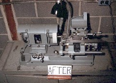 S0715 after image of equipment (sharpner used by Gordon Bennett)